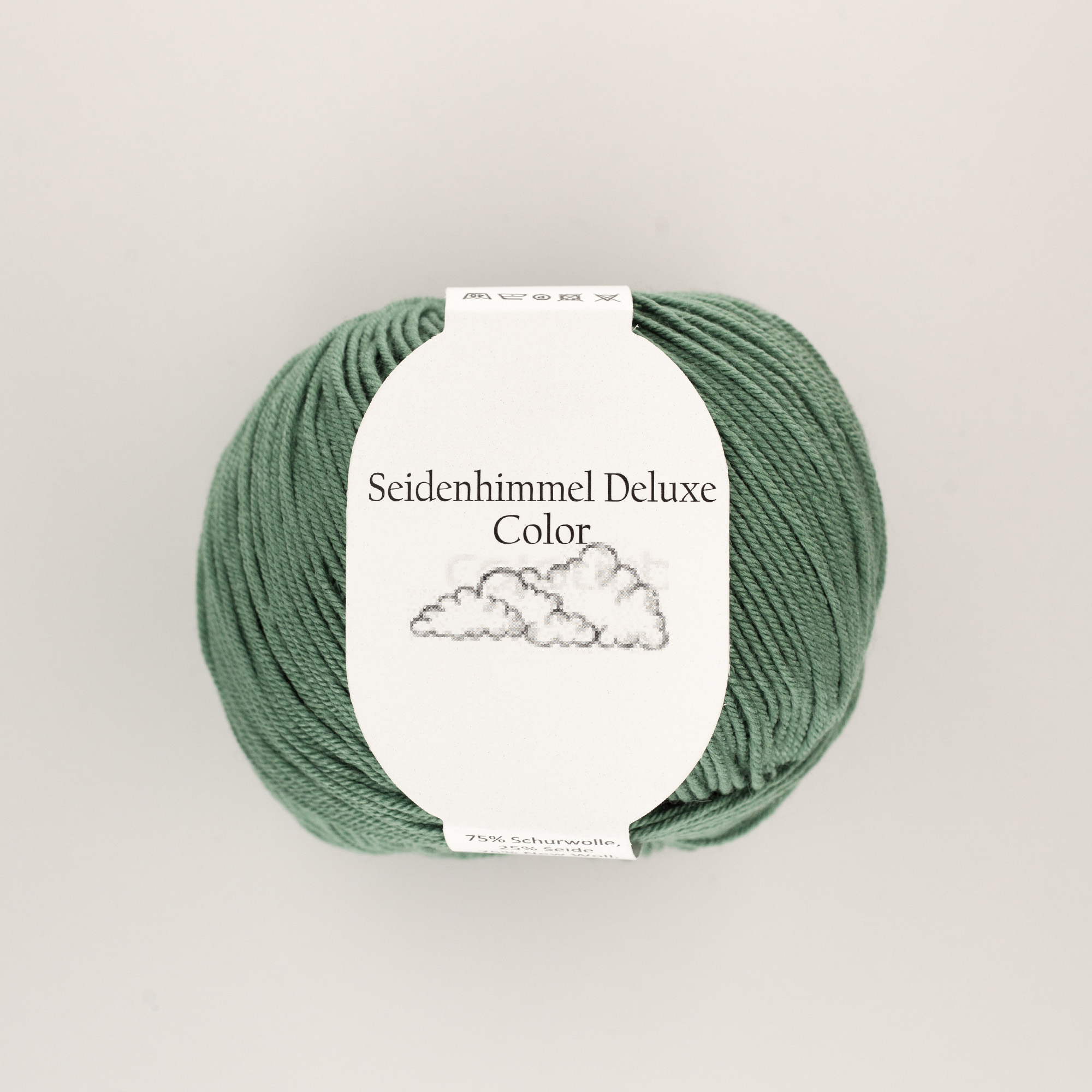 3-1OYP0wJYZLdfs9 Seidenhimmel Deluxe 03 Gras - 50 gr Knäuel - 75% Extrafeine Merinowolle 25% Seide