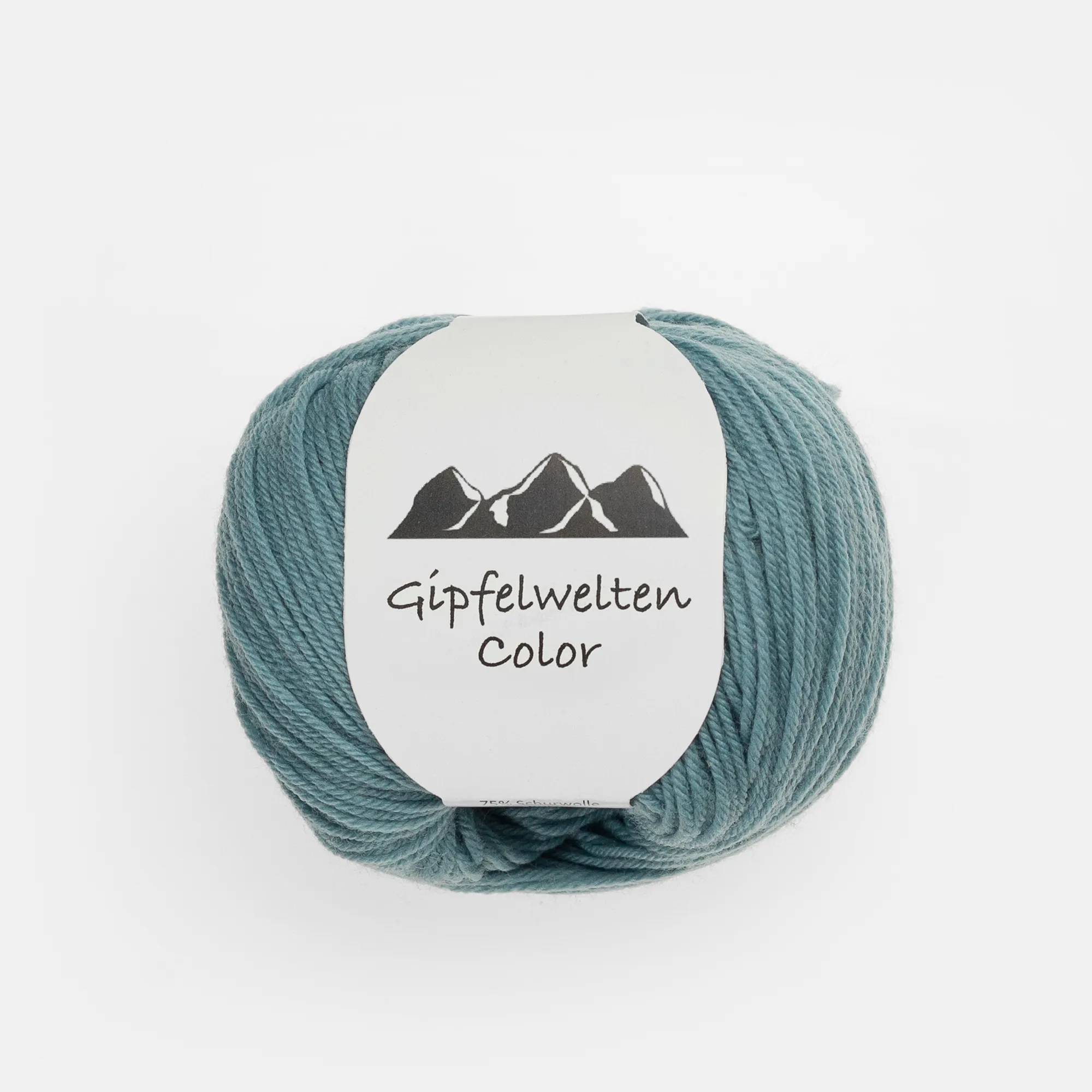 9_9_563 “Gipfelwelten Color” 09 smoky blue, 50 gr balls – 75 % Merino wool extra fine/25 % Polyamide