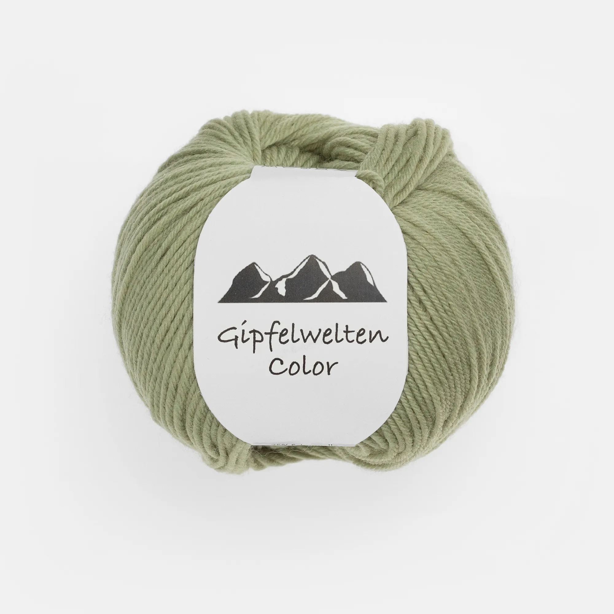 19_6_875jpg “Gipfelwelten Color” 06 reseda, 50 gr balls – 75 % Merino wool extra fine/25 % Polyamide