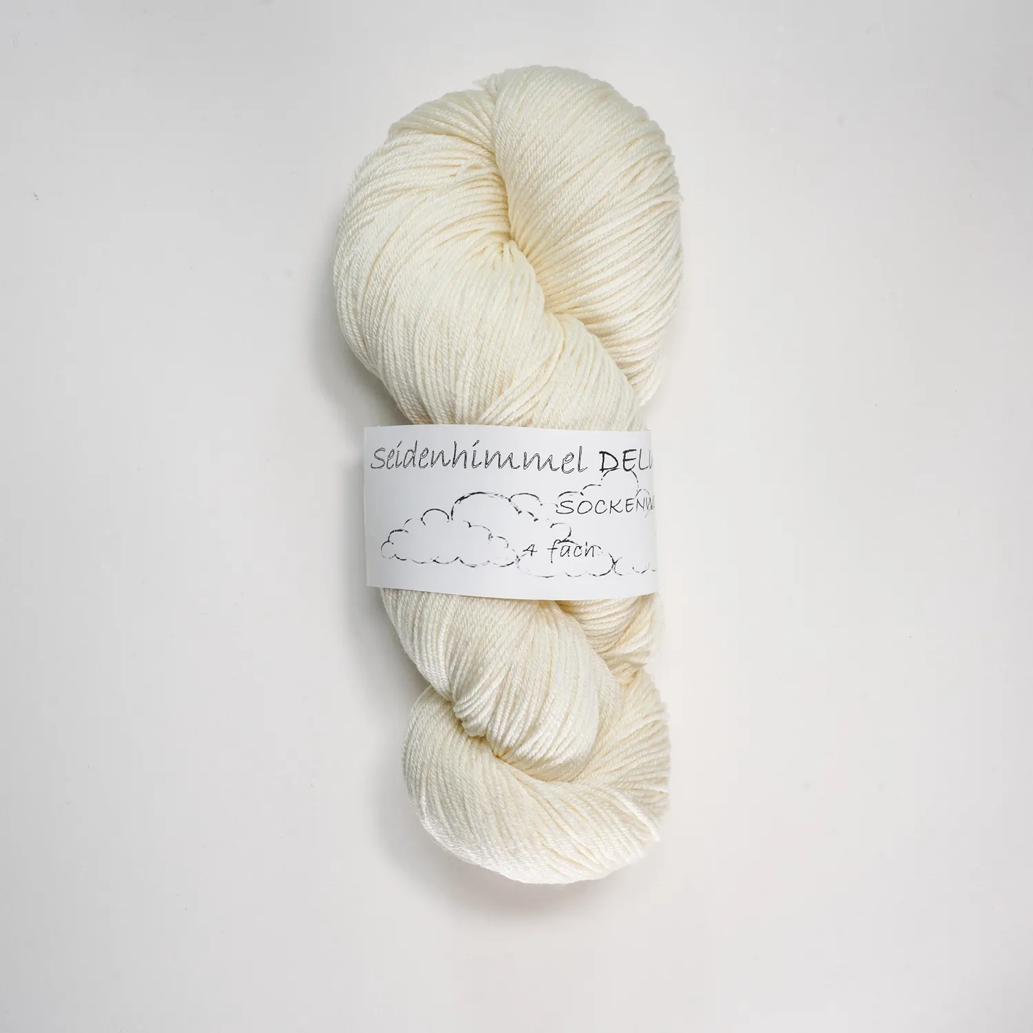 schmusewolle-seidenhimmel-deluxe “Seidenhimmel Deluxe” 16/4, mixture of 75 % Merino wool extra fine/25 % silk– 100 gr skein -mulesing free