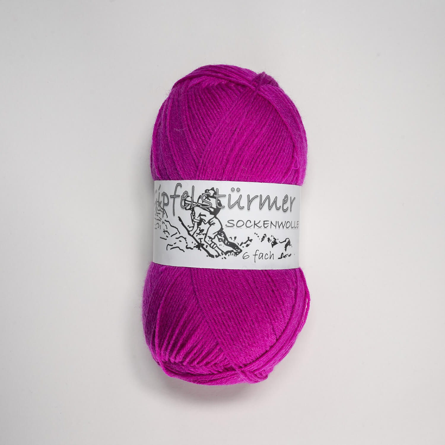 schmusewolle-gipfelstuermer-6fach-pink Gipfelstürmer Sockenwolle - 6-Fach 150 gr Knäuel - Pink - Mulesingfrei