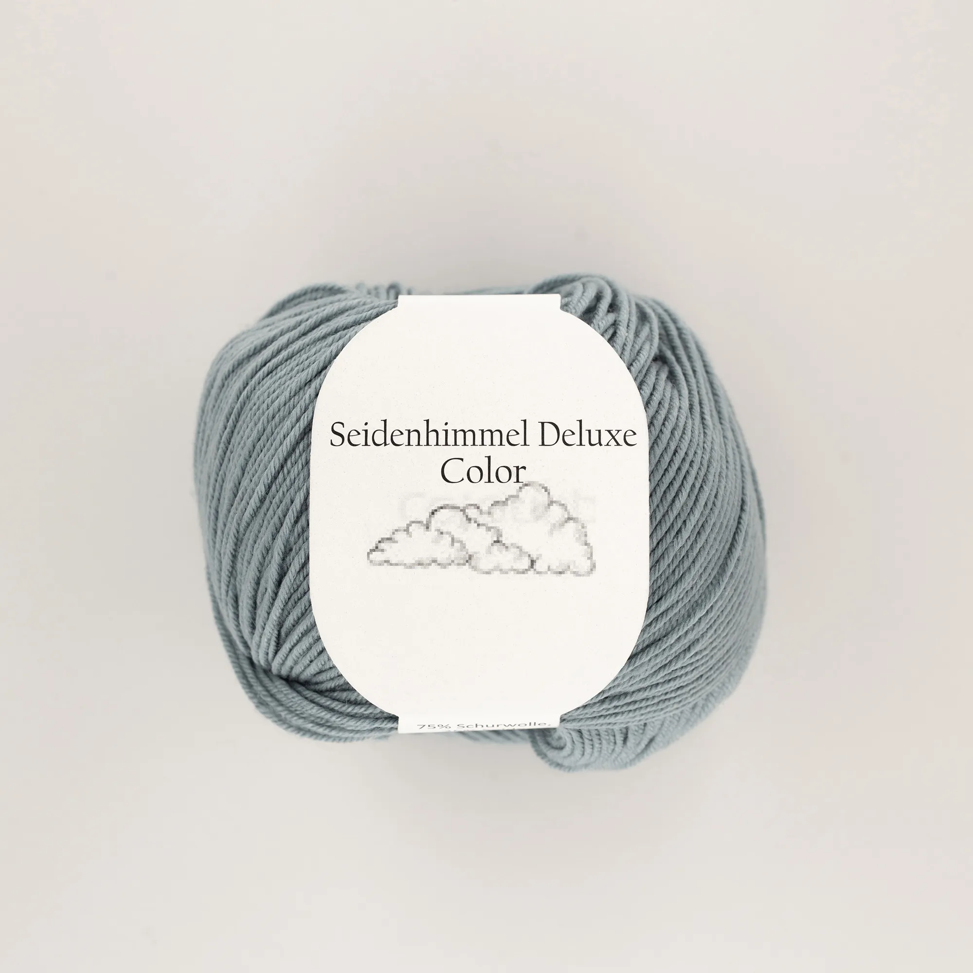 5 “Seidenhimmel Deluxe” 05 arctic, 50 gr balls – 75 % Merino wool extra fine/25 % silk