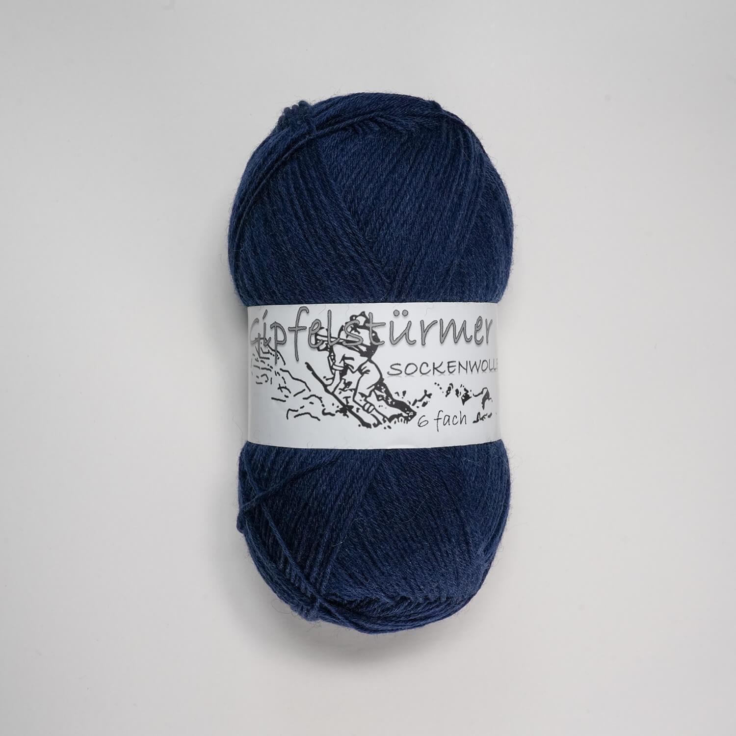 „Gipfelstürmer“ sock yarn, 150 gr balls, 6-ply, navy blue, mulesing free