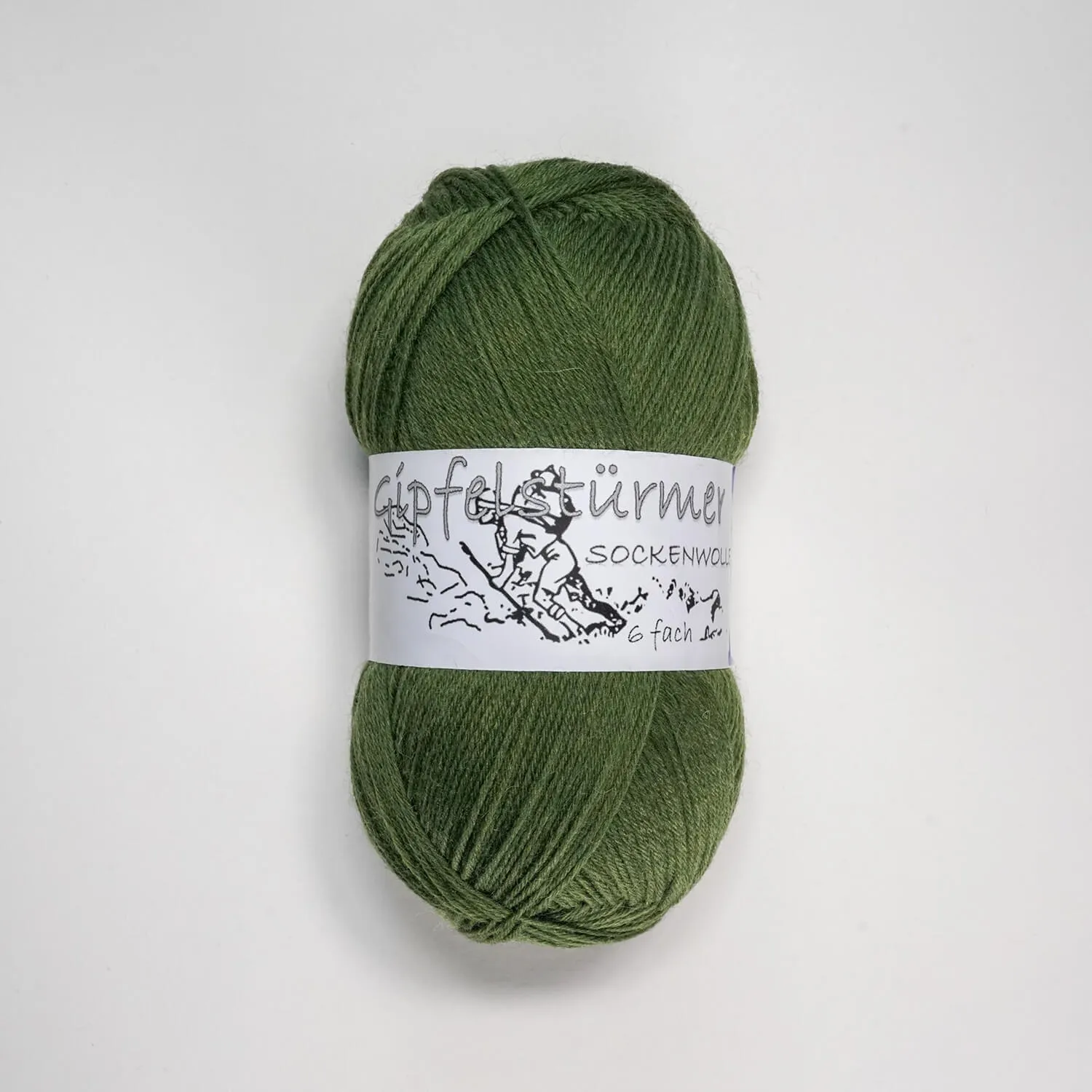 schmusewolle-gipfelstuermer-sockenwolle-6fach-150gr-knaeul-forst-mulesingfrei „Gipfelstürmer“ sock yarn, 150 gr balls, 6-ply, forest green, mulesing free