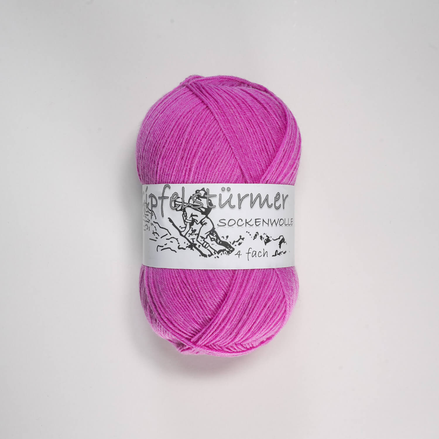 schmusewolle-gipfelstuermer-4fach-rosa Gipfelstürmer Sockenwolle - 4-Fach 100 gr Knäuel - Rosa - Mulesingfrei