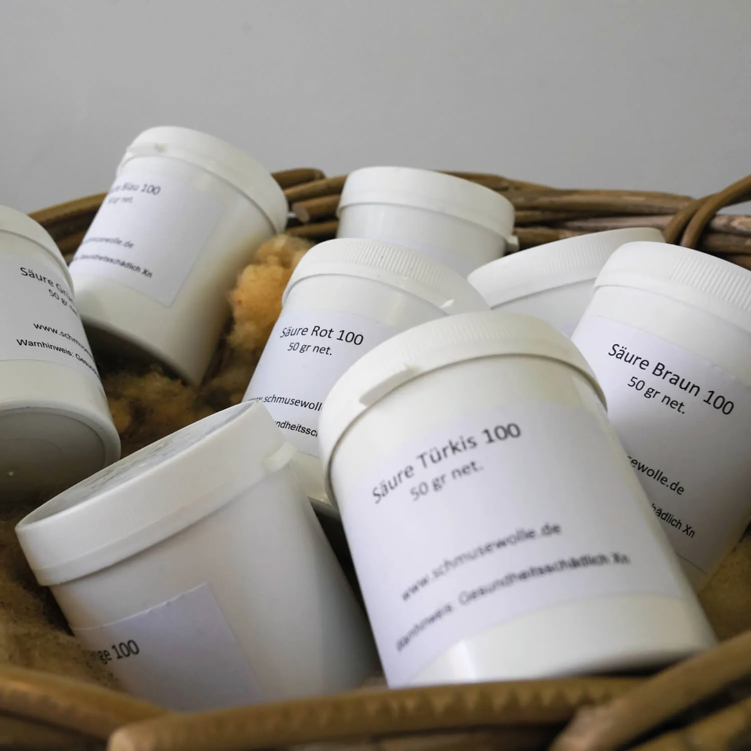 schmusewolle-zusaetze-saeure-8erSet2SJ1EahVbmKk2r Luvotex dyestuff – plant fibre dyestuff set, 10 dyes, 50 gr each