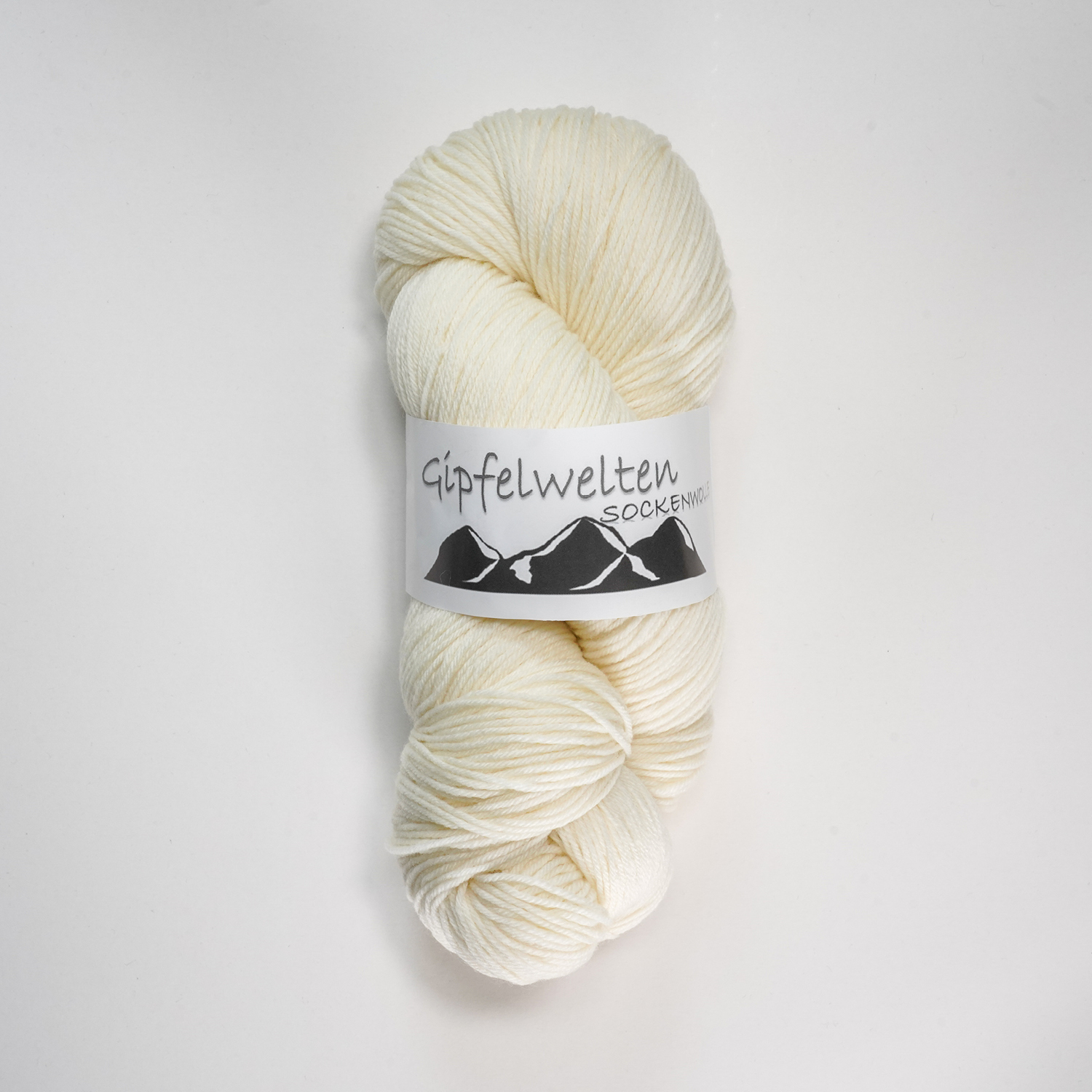 Gipfelwelten 16/4 - 75%  Merinowolle high twisted / 25% PA  - 100 gr Strang - Mulesingfrei