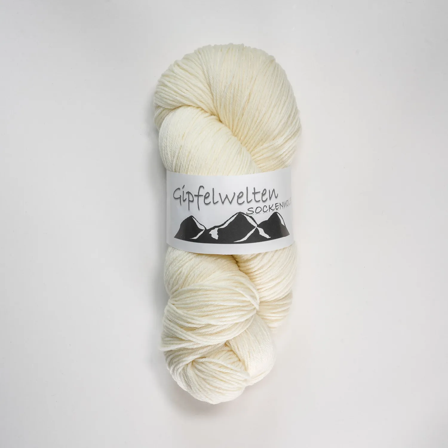 schmusewolle-gipfelwelten-16-4 “Gipfelwelten” 16/4, 75 % extra fine Merino wool/25 % Polyamide – 100 gr. skein – mulesing free