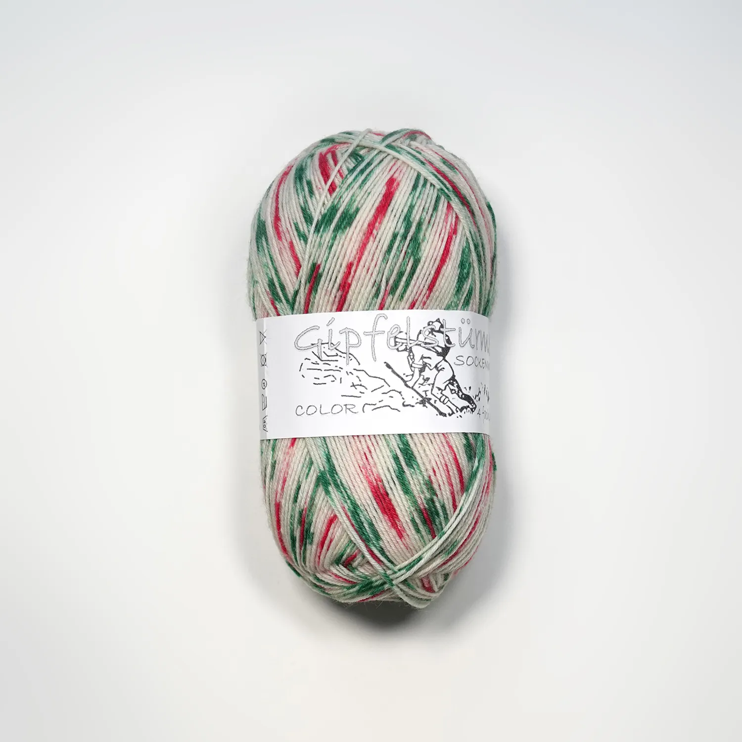 schmusewolle-gipfelstuermer-4-fach-03-02_1500px “Gipfelstürmer Color” Christmas shades, 4-ply - 100 gr ball – mulesing free