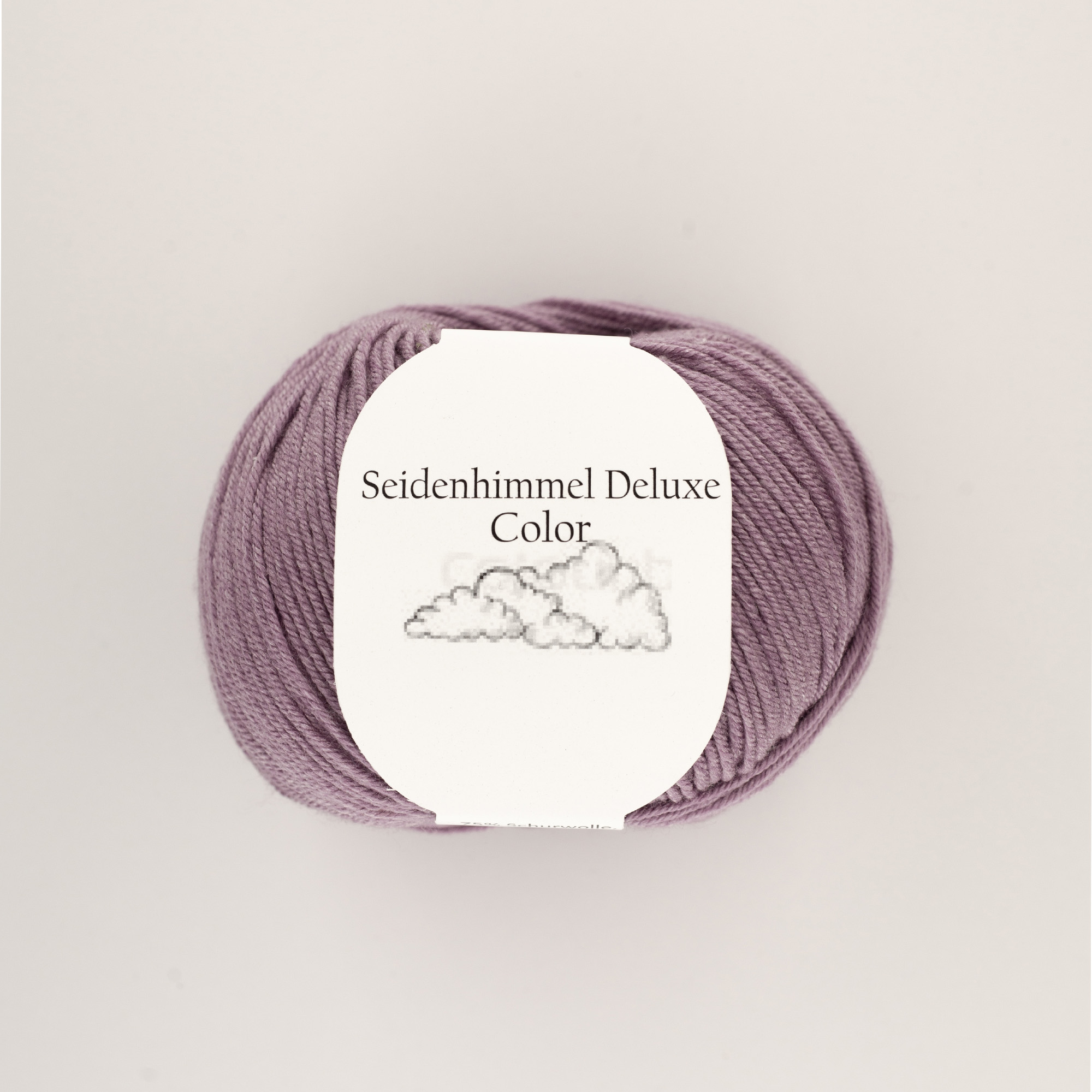 22 Seidenhimmel Deluxe 22 Mauve - 50 gr Knäuel - 75% Extrafeine Merinowolle 25% Seide