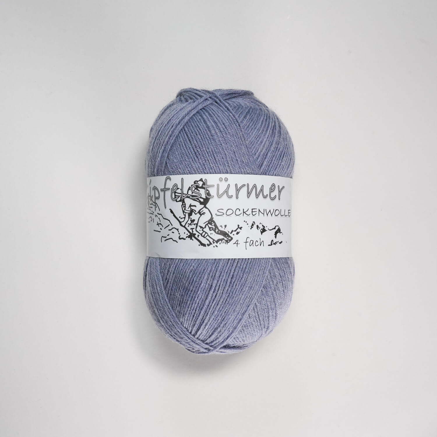 schmusewolle-gipfelstuermer-sockenwolle-4fach-100gr-knaeul-silber-mulesingfrei Gipfelstürmer Sockenwolle - 4-Fach 100 gr Knäuel - Silber - Mulesingfrei