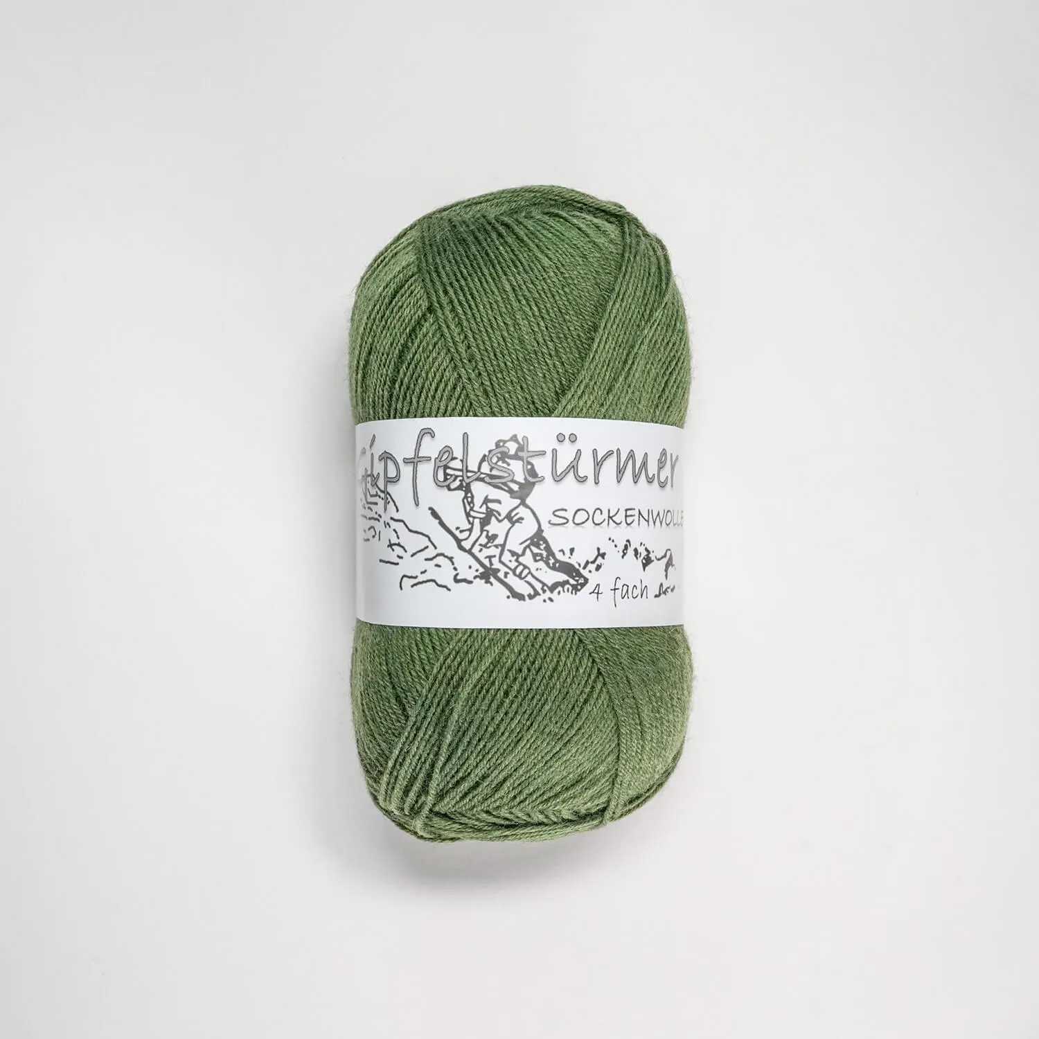 schmusewolle-gipfelstuermer-sockenwolle-4fach-100gr-knaeul-forst-gruen-mulesingfrei „Gipfelstürmer“ sock yarn, 100 gr. Balls, 4-ply, forest green, mulesing free