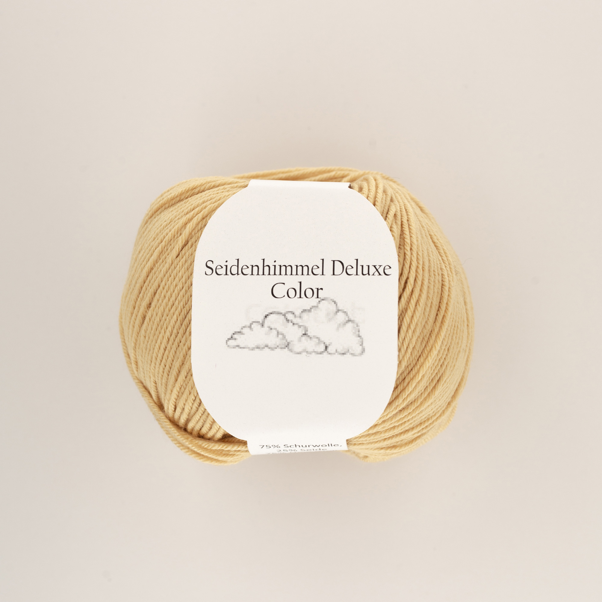 Seidenhimmel Deluxe 15 Wüste - 50 gr Knäuel - 75% Extrafeine Merinowolle 25% Seide