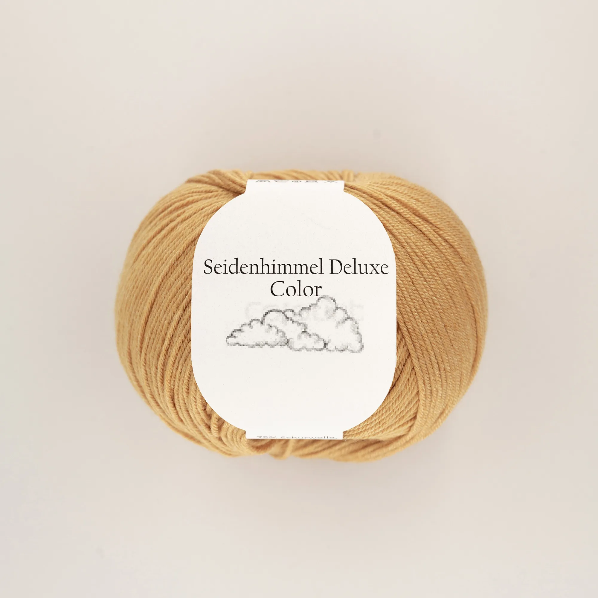 16 “Seidenhimmel Deluxe” 16 sallow thorn, 50 gr balls – 75 % Merino wool extra fine/25 % silk