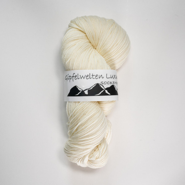 “Gipfelwelten Luxury” 16/4, 100 % wool – 100 gr skein – mulesing free