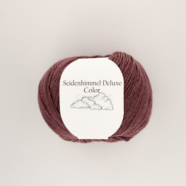 “Seidenhimmel Deluxe” 20 hydrangea, 50 gr balls – 75 % Merino wool extra fine/25 % silk