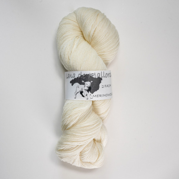 Lana de Mallorca 27/2x2 - 100 gr Strang - 100% Wolle