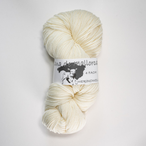 Lana de Mallorca 27/2x4 - 100 gr Strang - 100% Merinowolle