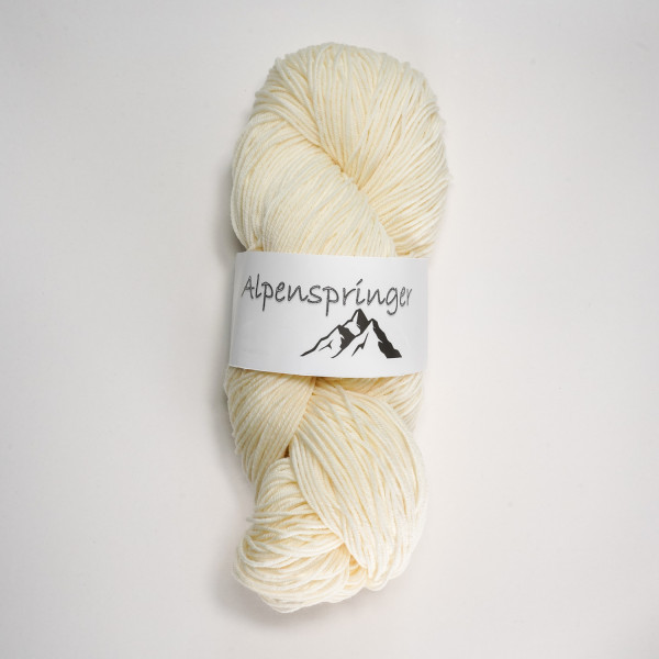 Alpenspringer 12/4 - 100% Wolle - 100 gr Strang - Mulesingfrei