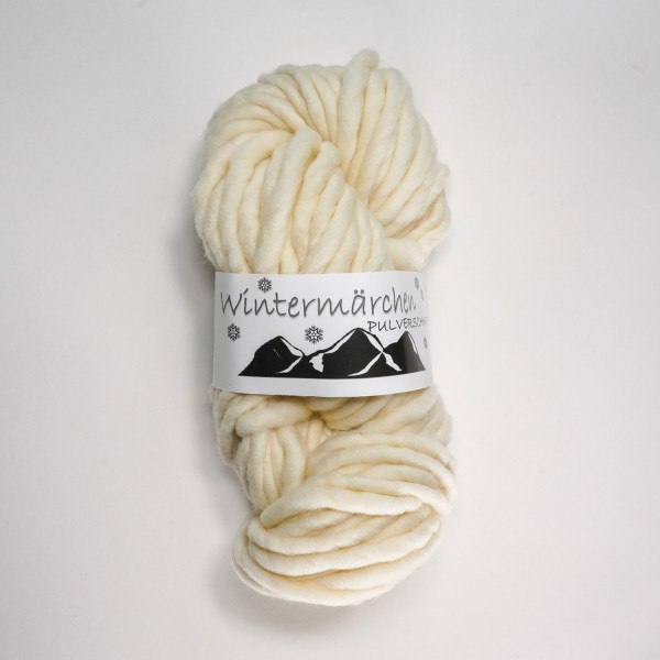 „Wintermärchen Pulverschnee New“ 0.4/1, 100 % wool - skein 100 gr